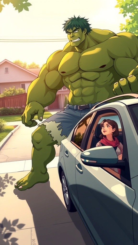 हल्क की माँ की कार