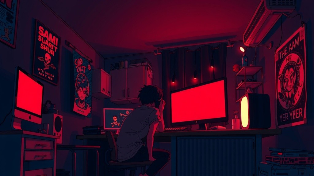 Cyberpunk Gamer: Dark Secrets Unveiled