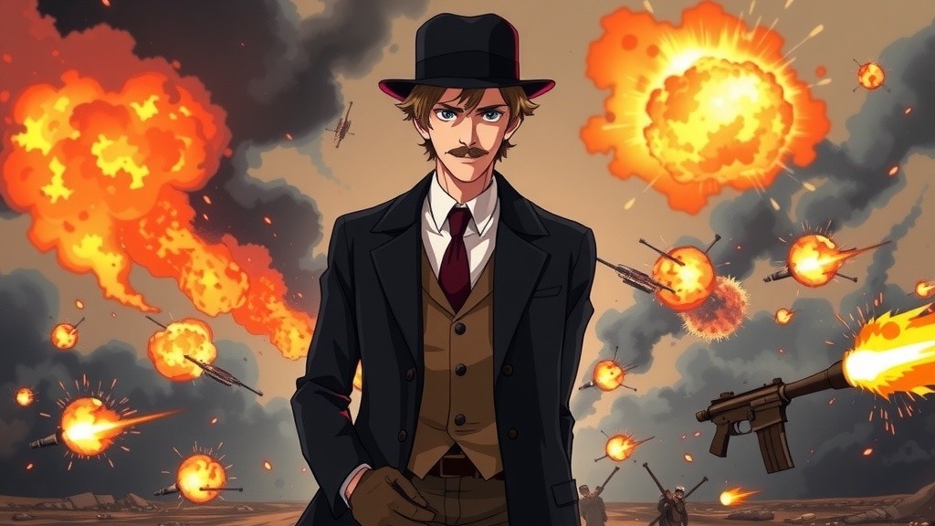 Anime Action: First-Person Shooter Gameplay