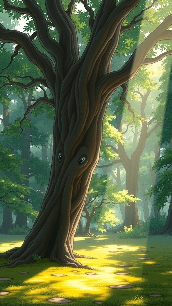 A Tree and a Dragon's Funny Chat