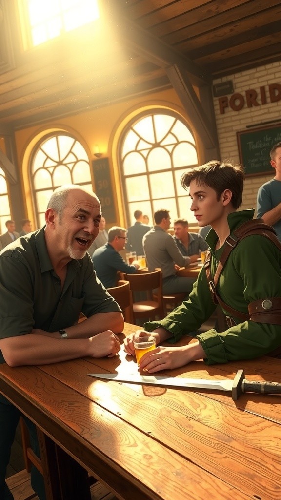 Awkward Reunion at the Pub