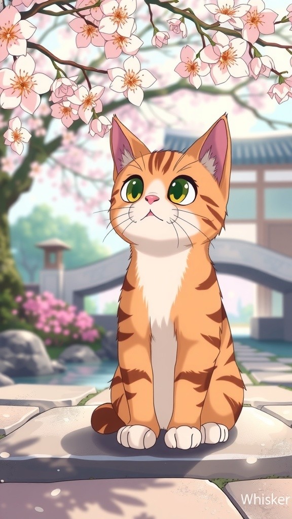 Sakura's Dance with the Cherry Blossom Petals