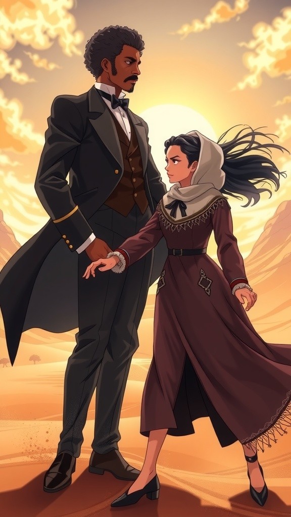 Epic Showdown: Two Characters Clash!