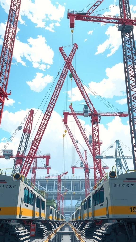 A Day at the Construction Site: Safety and Precision in Action