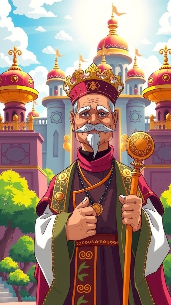 राजा की उड़ने की कोशिश और जादुई चप्पलें