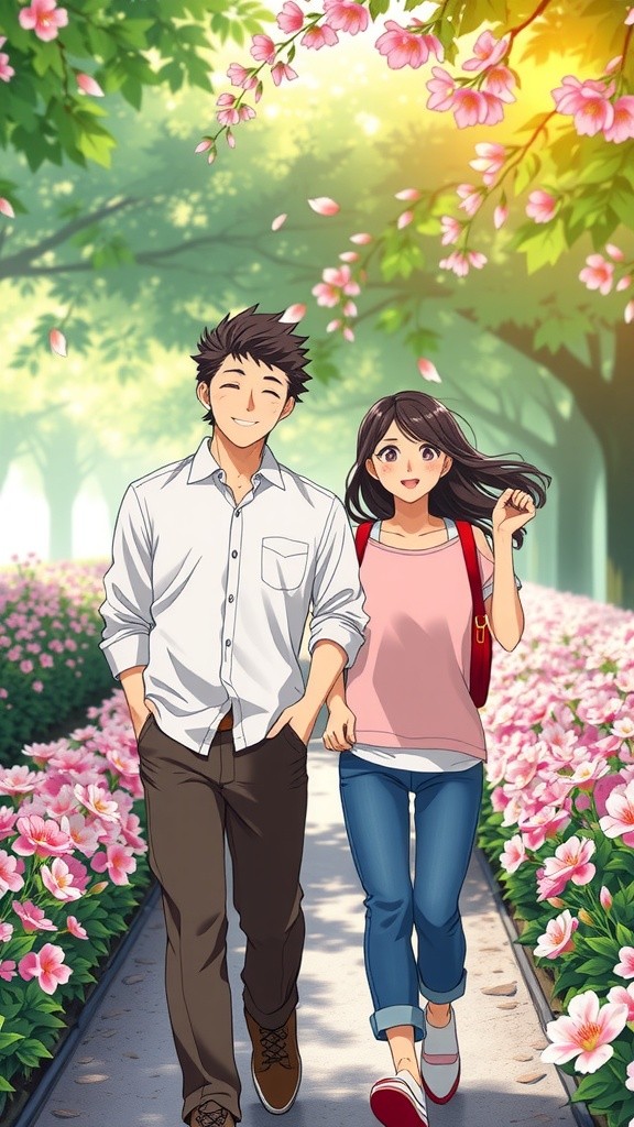 Kebahagiaan di Bawah Langit Biru