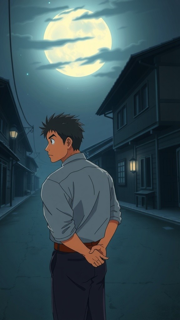 Bayangan di Malam Hari