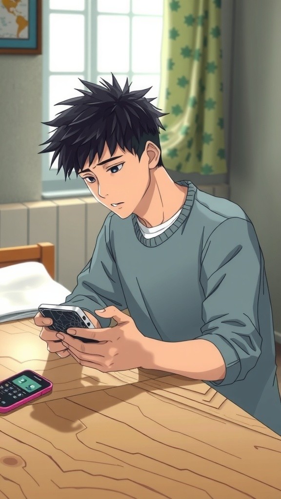 HP Retak, Hati yang Utuh