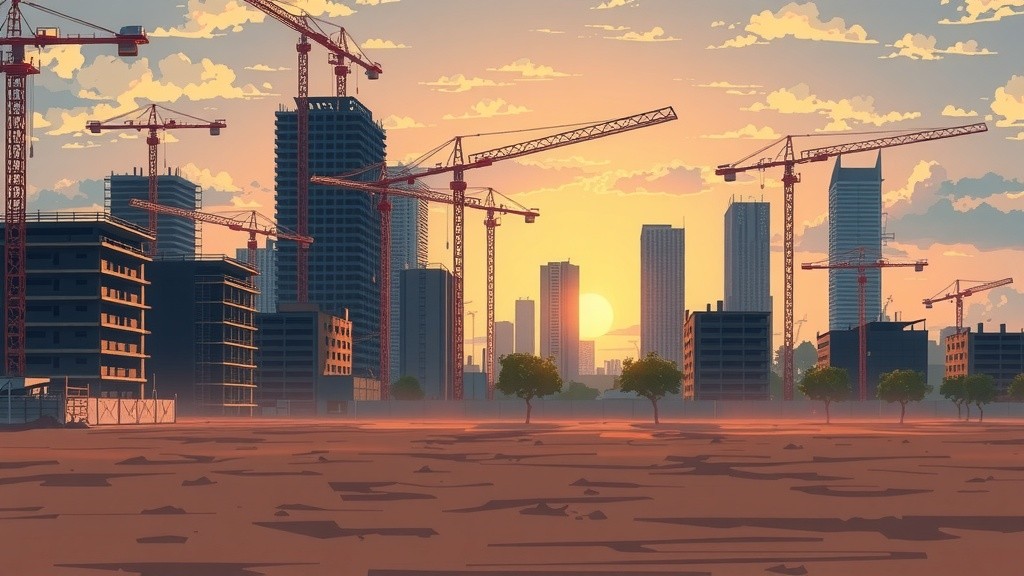 Kuli Proyek dan Ketekunan di Lokasi Pembangunan