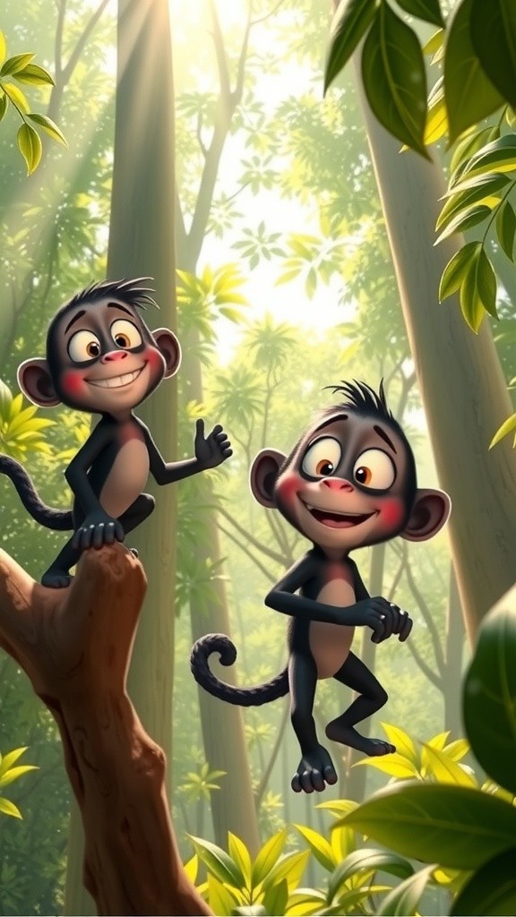 مغامرات القردين: حظ سيء وضحك البطل