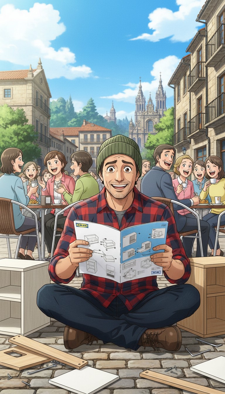 El gallego y sus instrucciones creativas