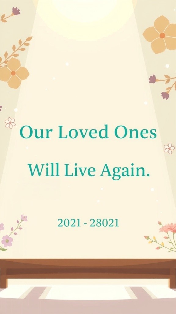 Our Loved Ones Will Live Again