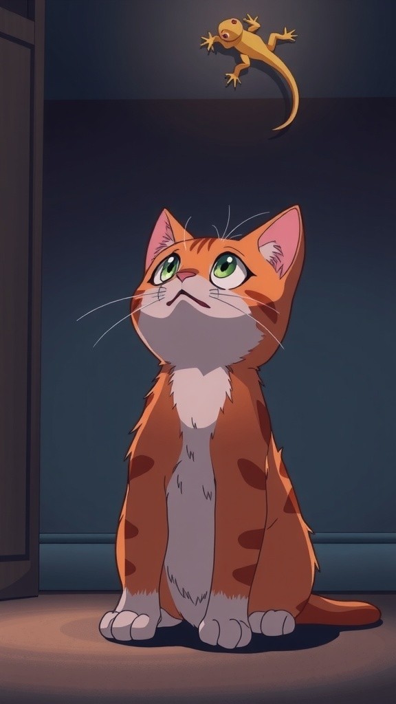 Momo Si Kucing Oren dan Kekacoan yang Konyol