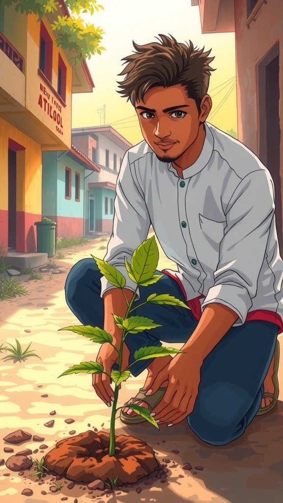 Rohan's Neem Tree: A Journey of Growth and Joy