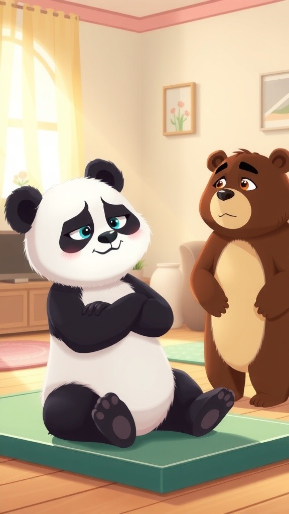 అమ్మాయి క్షమాపణ కోసం ఎదురు చూస్తుంది