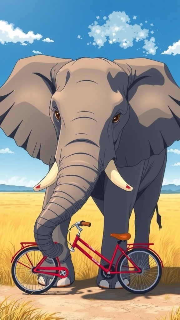 The Elephant on a Bike