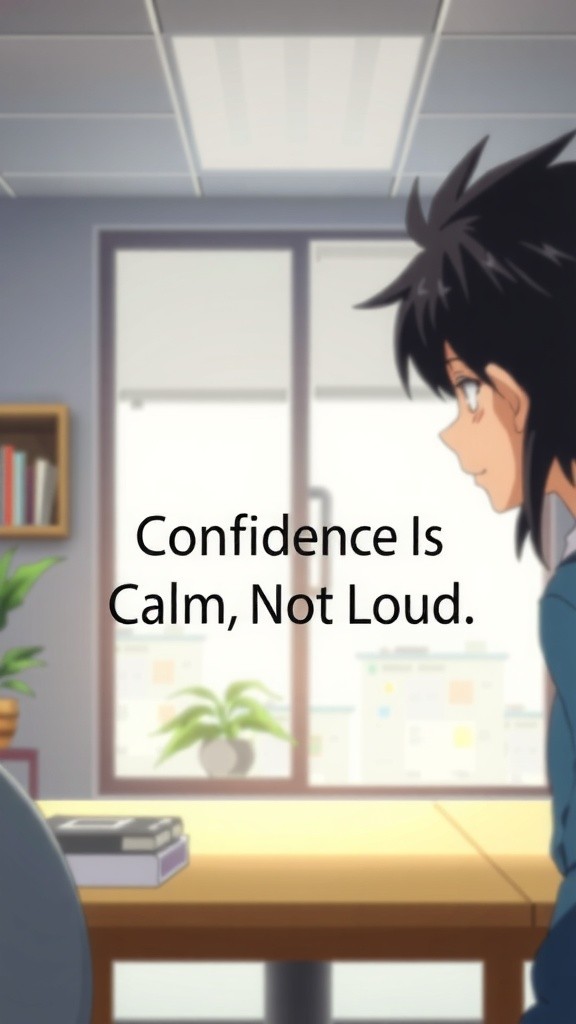 Confidence Is Calm, Not Loud