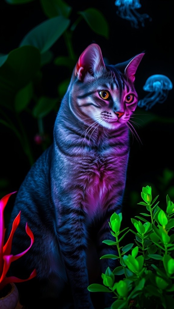 The Wise Cat and the Garden of Secrets