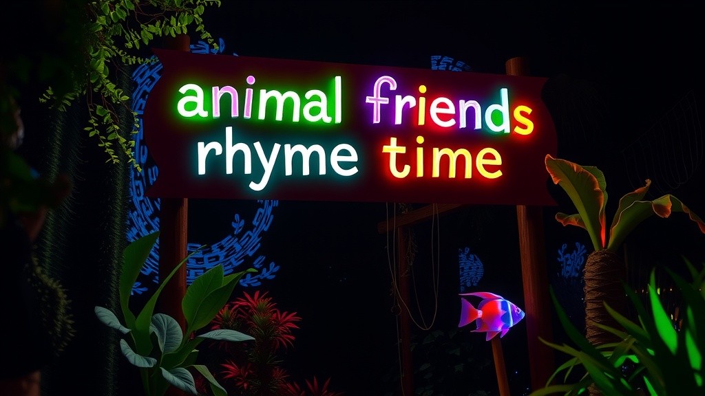 Animal Friends Rhyme Time