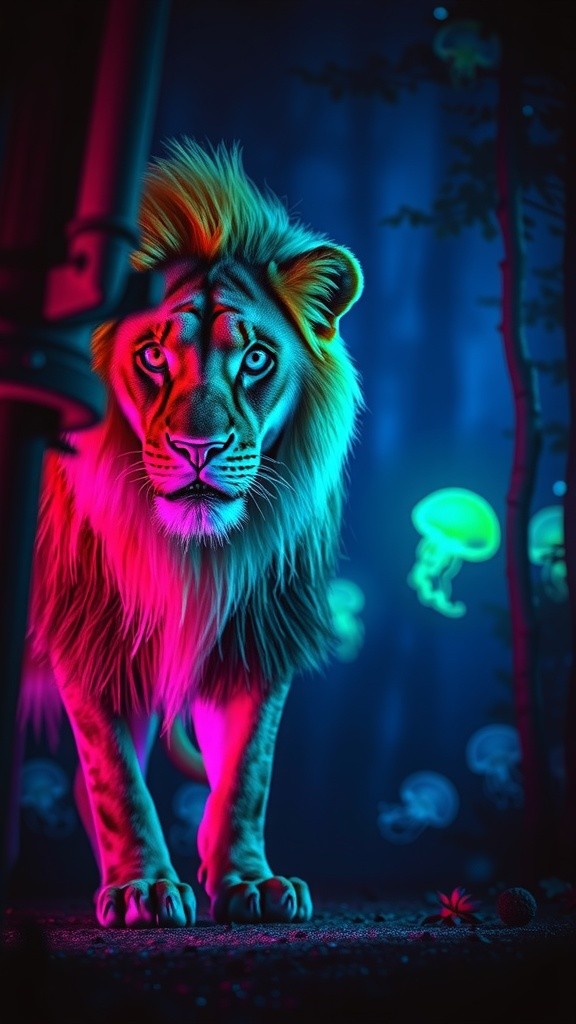 शेर और चालाक लोमड़ी की कहानी