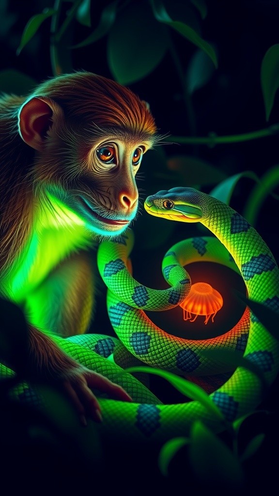 The Wise Monkey and the Greedy Snake