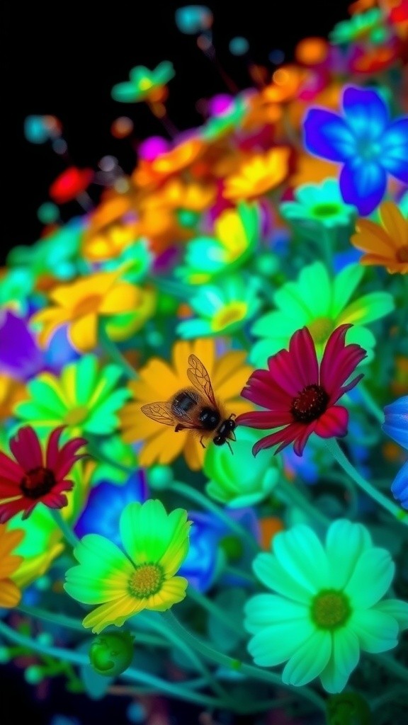 The Symbiotic Dance of Bees and Flowers