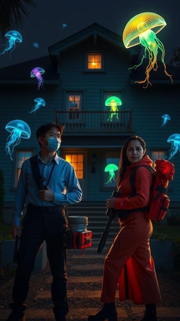 Terkunci di Rumah Hantu: Kecelakaan Berburu Hantu