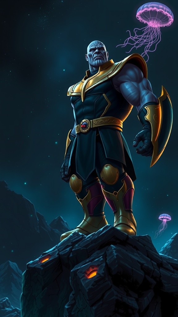 Confrontation with Thanos: A Universe at Stake