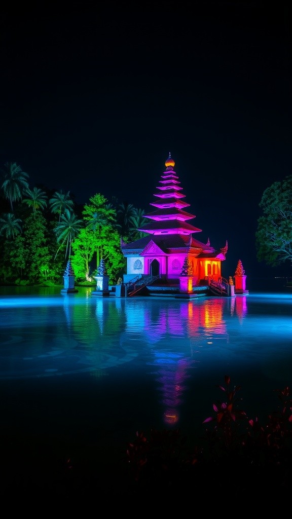 Pesona Pura Ulun Danu Beratan yang Terlihat Mengapung