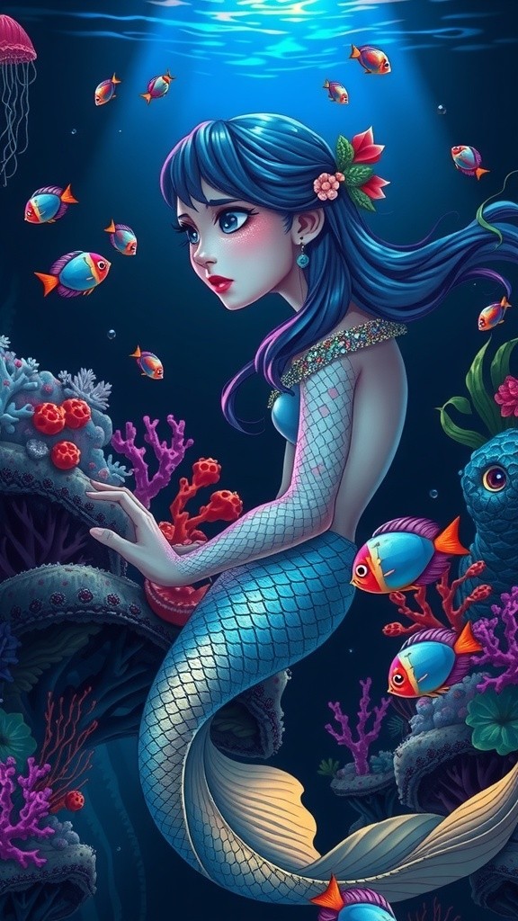 The Mermaid's Heart: A Tale of Courage and Compassion