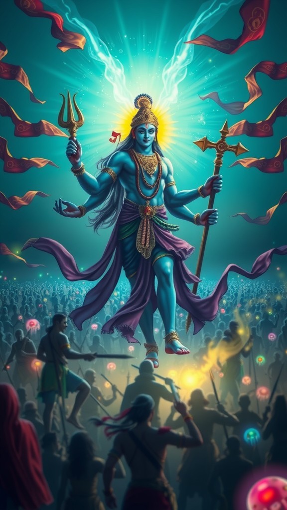 भगवान कृष्ण का रुद्र रूप और उनकी महिमा