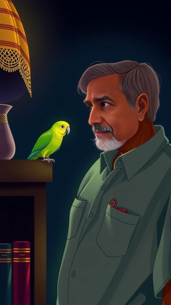 मोहन और चालाक तोता
