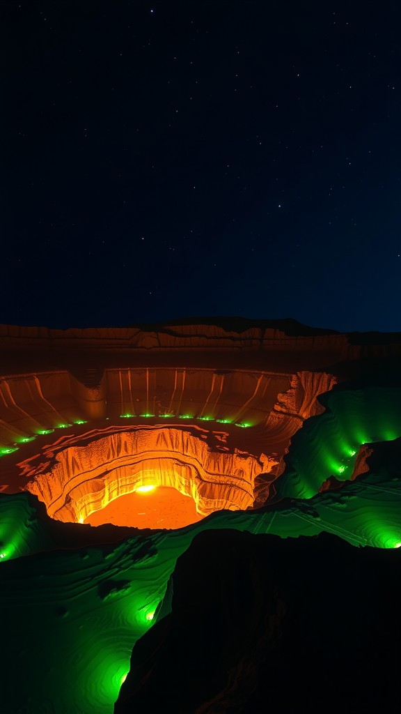 The Door to Hell: Turkmenistan's Fiery Crater