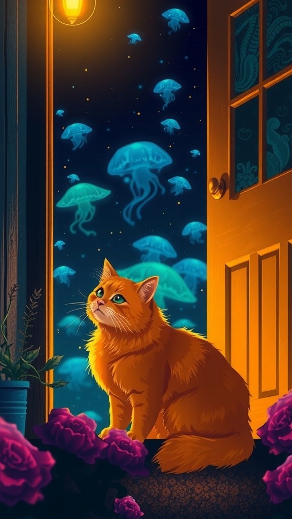 The Old Lady and the Stray Cat