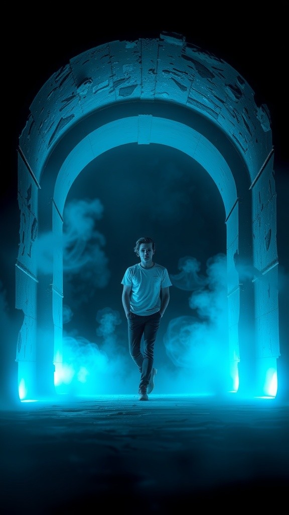 Beyond the Portal: A Journey into the Neon Future