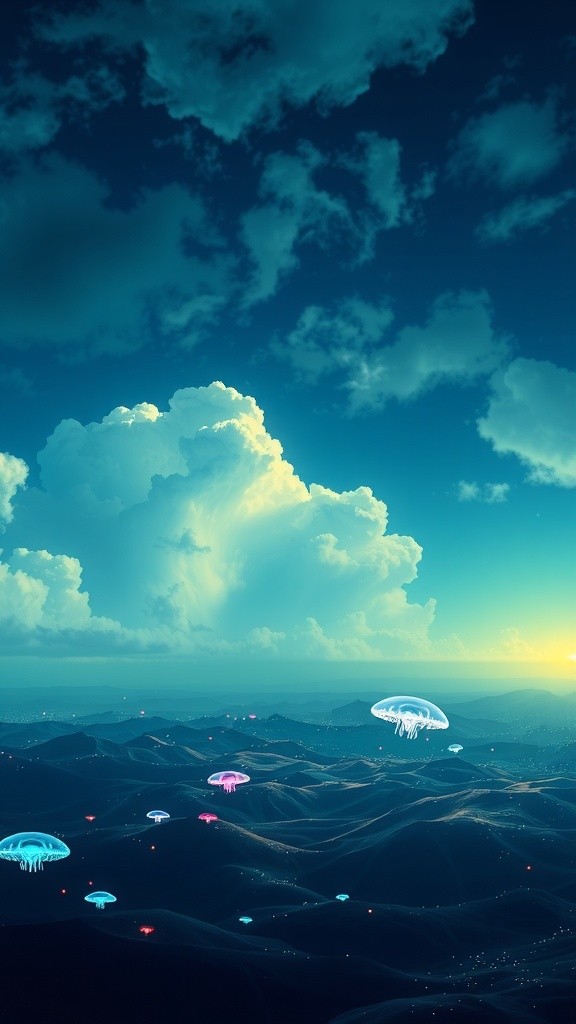 The Enchanted Skyland: A Tale of Peace and Magic