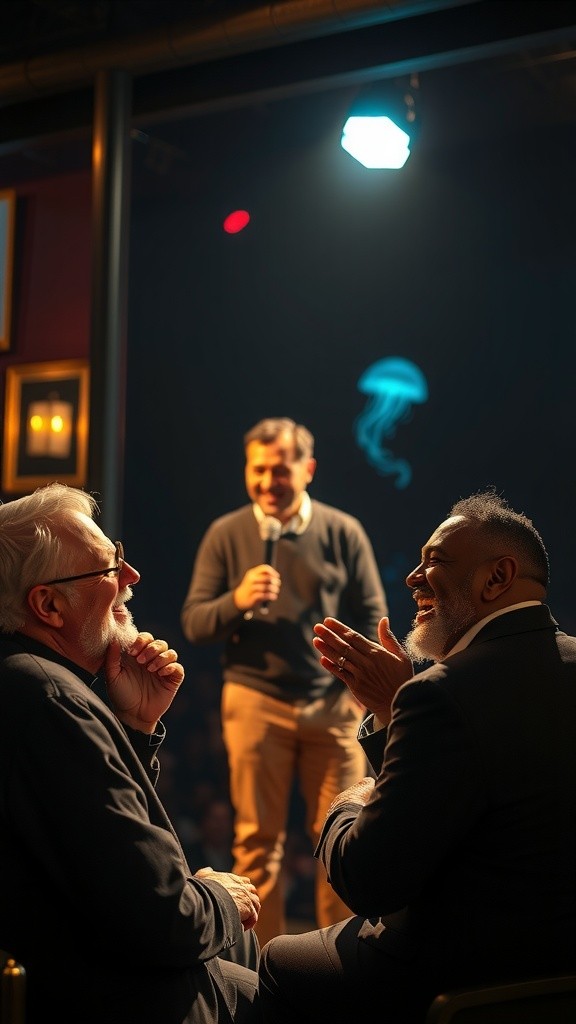 Isa Odernicke Enjoys Clay's Jokes!