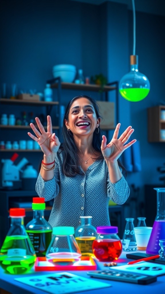 इंस्टेंट इंद्रधनुष: मजेदार साइंस मैजिक!