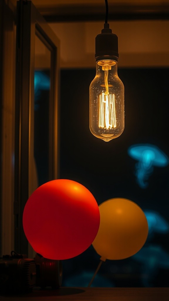 हवा से जलता बल्ब!