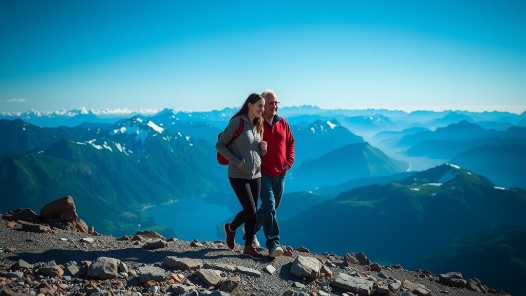 Romantic Moments in the Mountains