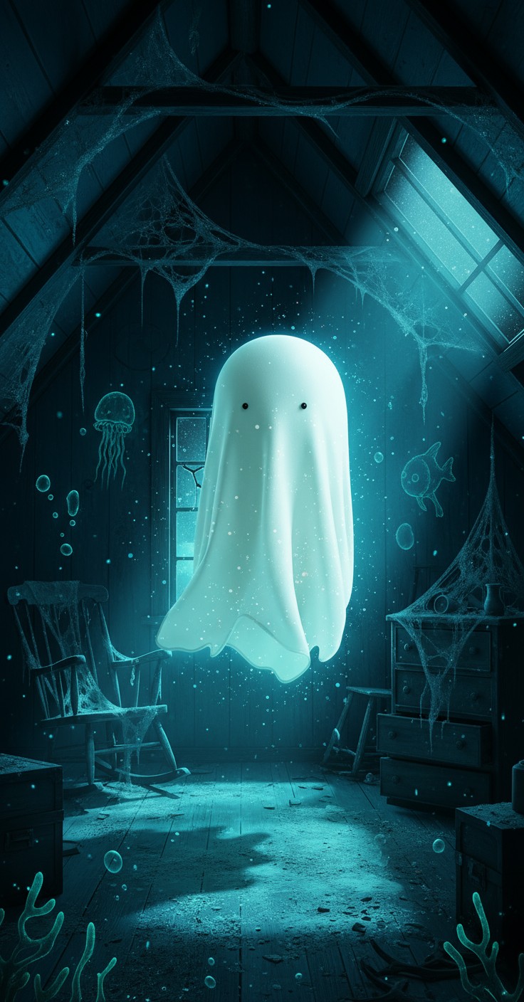 The Floating Tale of Boo: A Whimsical Ghost Story