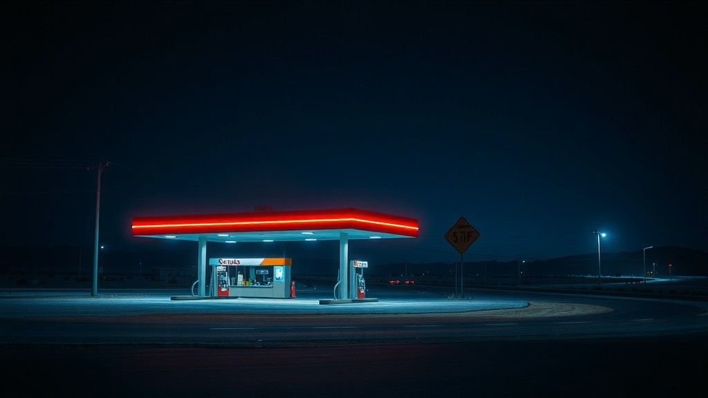 The Gas Station at Midnight
