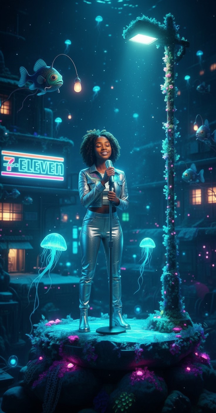 Future Love: A Serenade Under the Streetlights