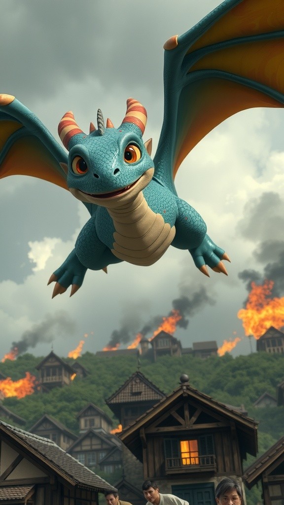 Superman ka Dragon se Sangharsh