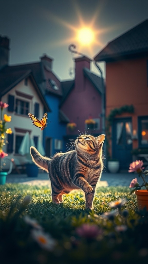 Whiskers the Mischievous Cat: A Tale of Trouble and Treats