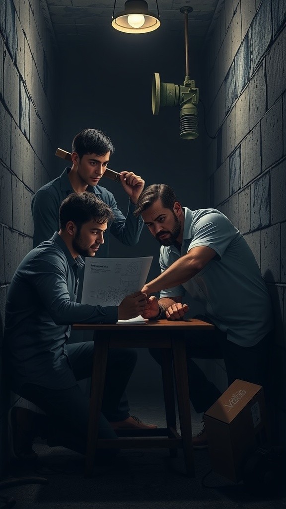 The Great Alcatraz Escape: Crafted from Shadows