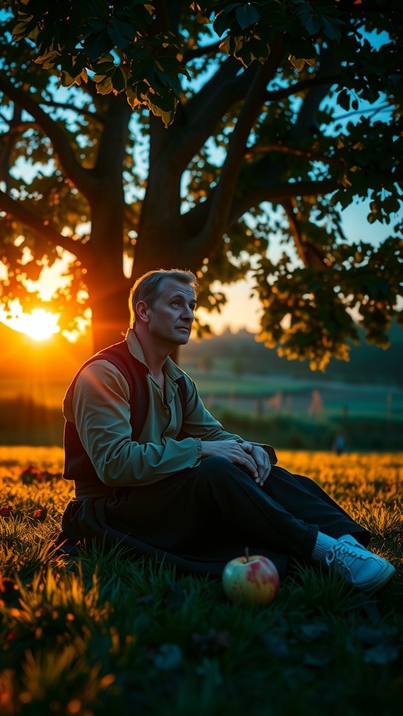 نیوٹن اور گرتا ہوا سیب: کششِ ثقل کی کہانی