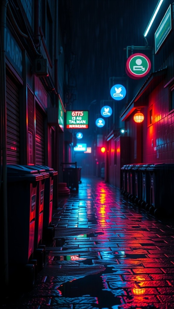 Neon Shadows: A Bladerunner Odyssey