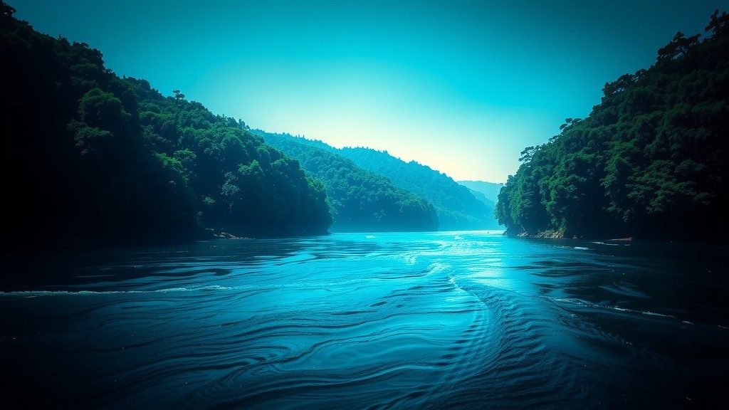 A Parrot's Apple Adventure by the River