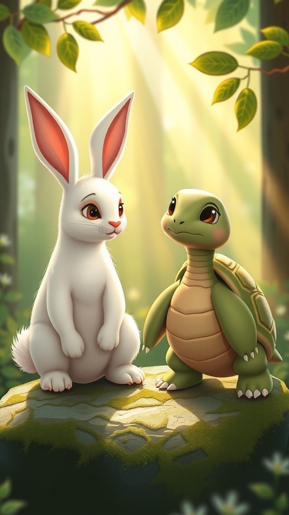 Kelinci dan Kura-Kura: Pelajaran Kesabaran